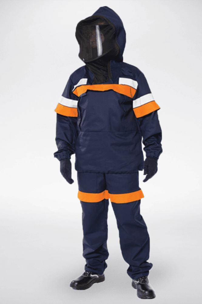 Костюм противоэнцефалитный Энергия-Антигнус-Б (38,2 кал.), т.синий/оранжевый