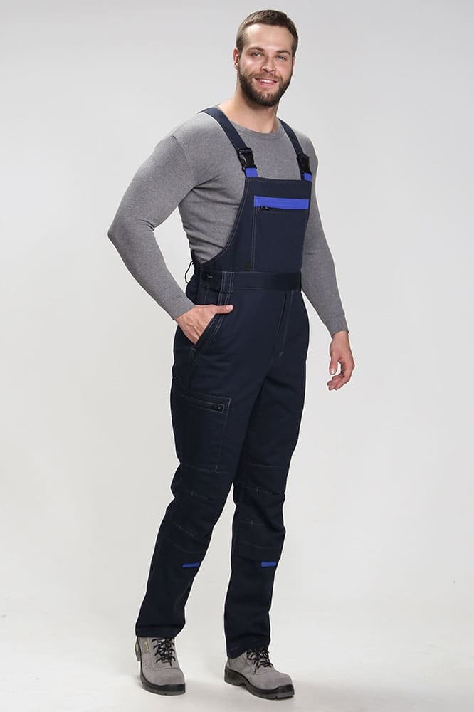 Полукомбинезон Алькор (тк.Карелия,260), т.синий/васильковый