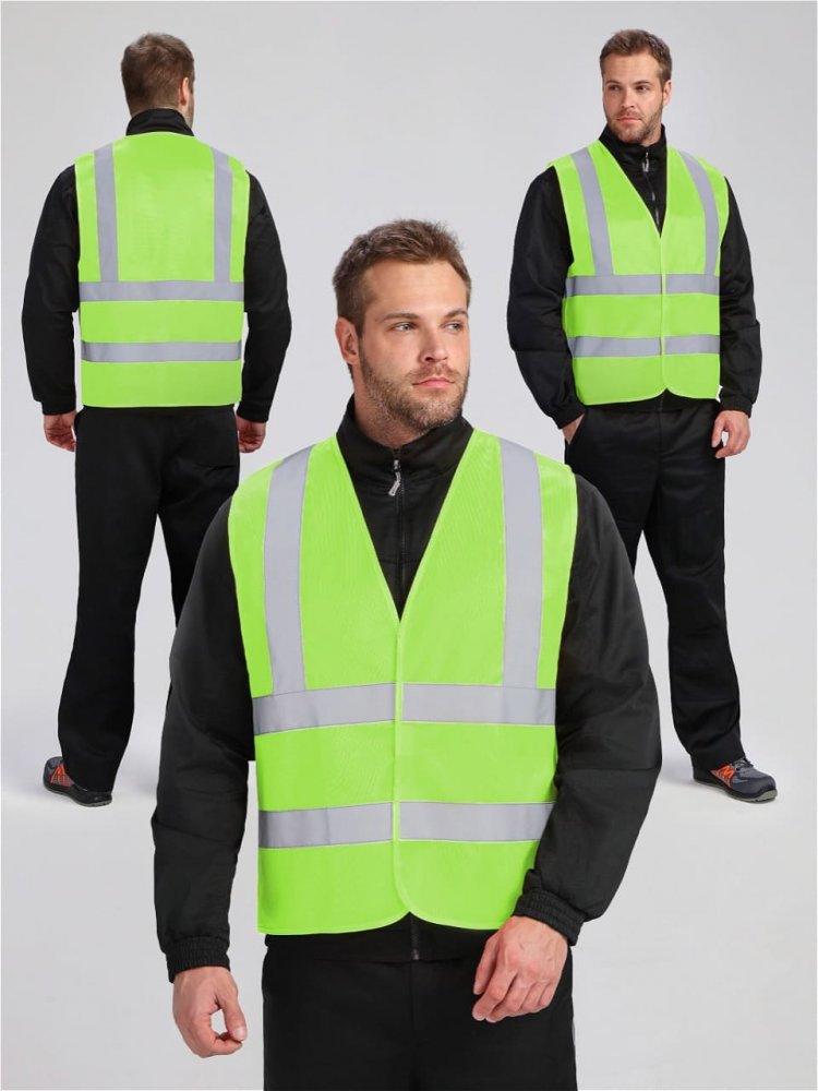 Жилет сигнальный ProfLineBase СОП-4 (тк.Полиэфир,100), желтый