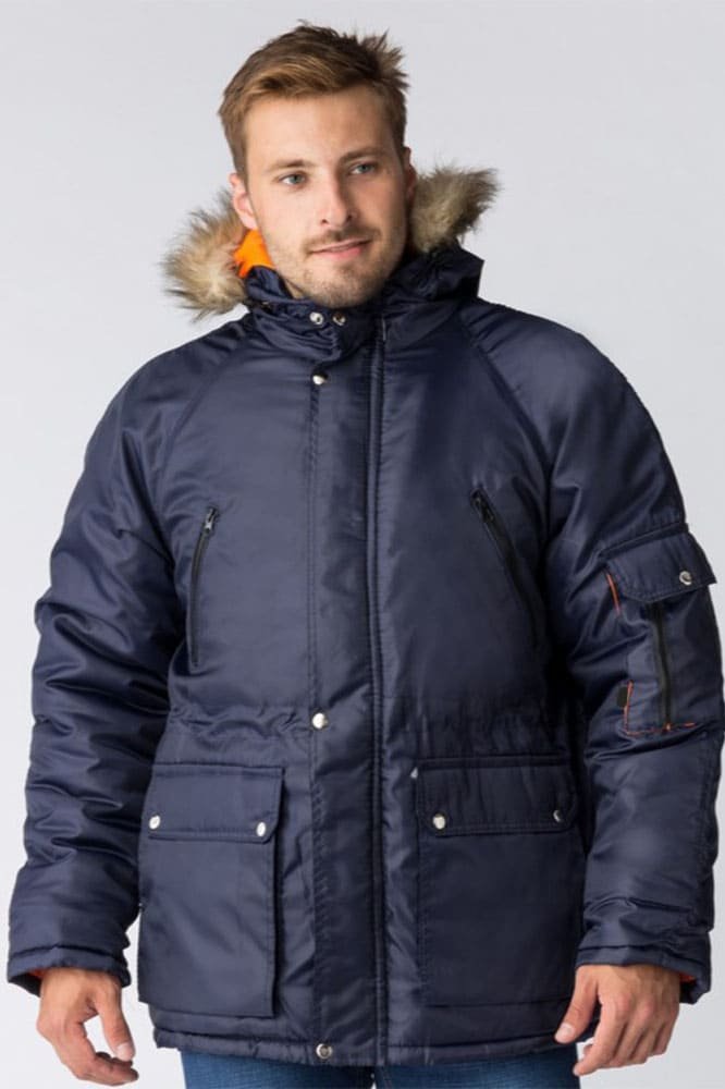 Куртка зимняя Аляска (тк.Оксфорд), т.синий