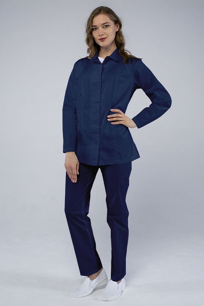 Куртка женская ХАССП-Премиум (тк.Оптима,160), т.синий