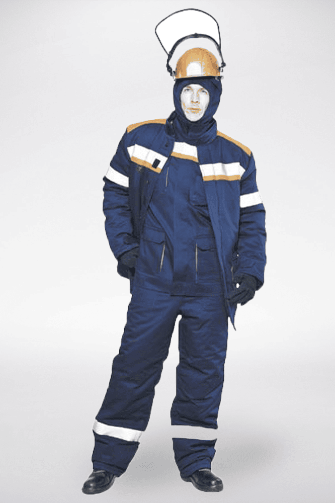 Костюм зимний Энергия-Г (91,4 кал.), т.синий/оранжевый