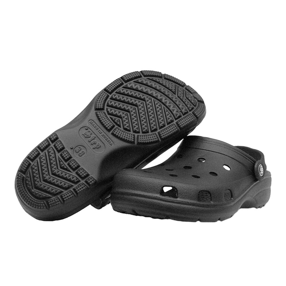 Сабо с перфорацией женские ЭВА Step, черный