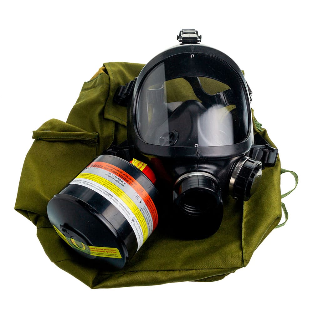Противогаз промышленный Бриз-3301 (ППФ) А2В2Е2Р3 R D с маской ППМ-88