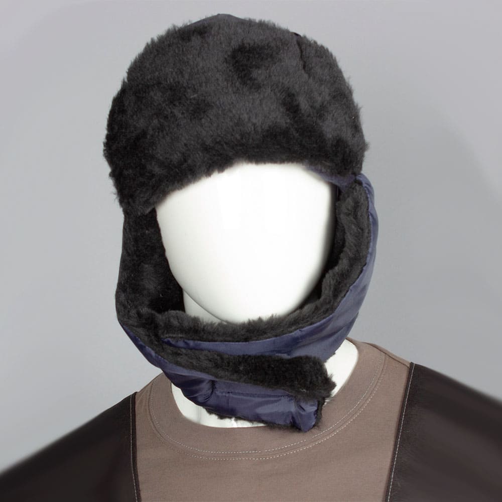 Шапка Евро Ушанка, т.синий