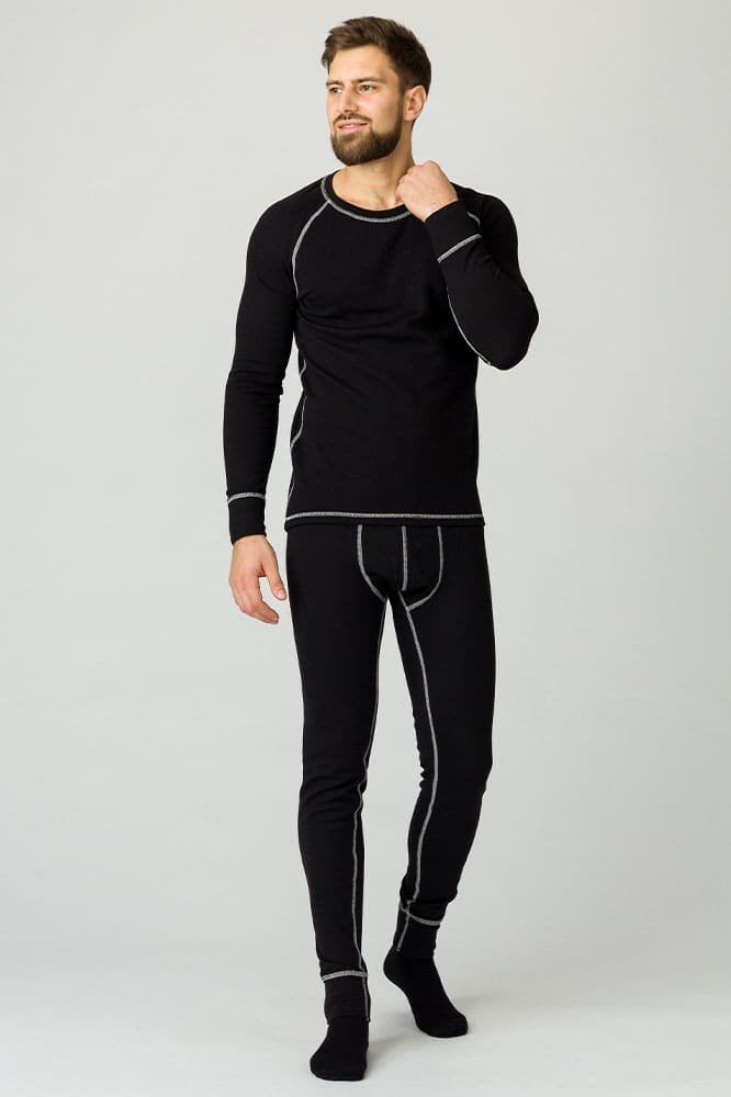 Термобелье Арктика (тк.Хлопок/Акрил/Шерсть,250), черный