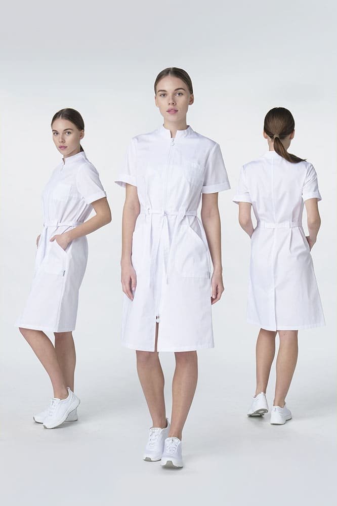 Халат женский Сансара-005 (тк.Смесовая,160) MedLine, белый