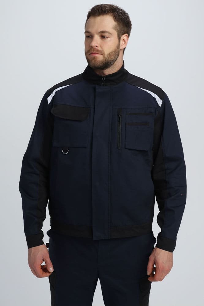 Куртка Милан CH (тк.Смесовая,260), т.синий/черный