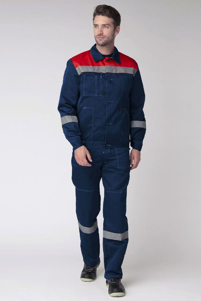 Костюм Легион-2 СОП (тк.Смесовая,210) п/к, т.синий/красный