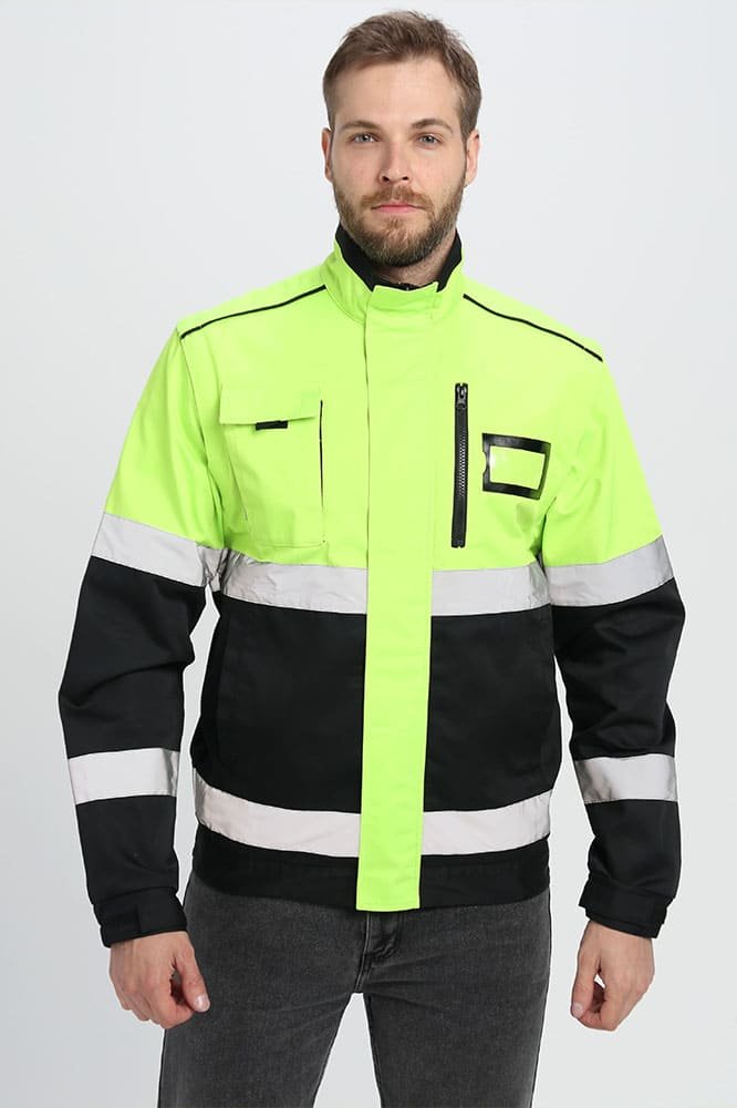 Куртка-трансформер сигнальная Profline Specialist (тк.Смесовая,240), желтый/черный