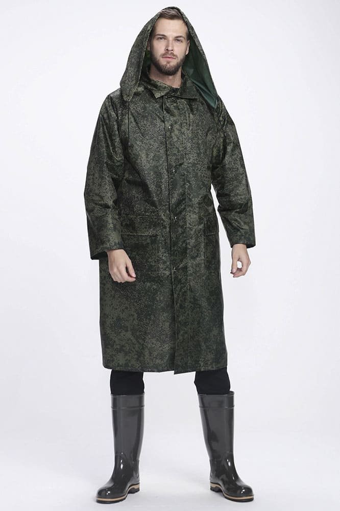 Плащ влагозащитный Турист (Нейлон, ПВХ 200), КМФ цифра