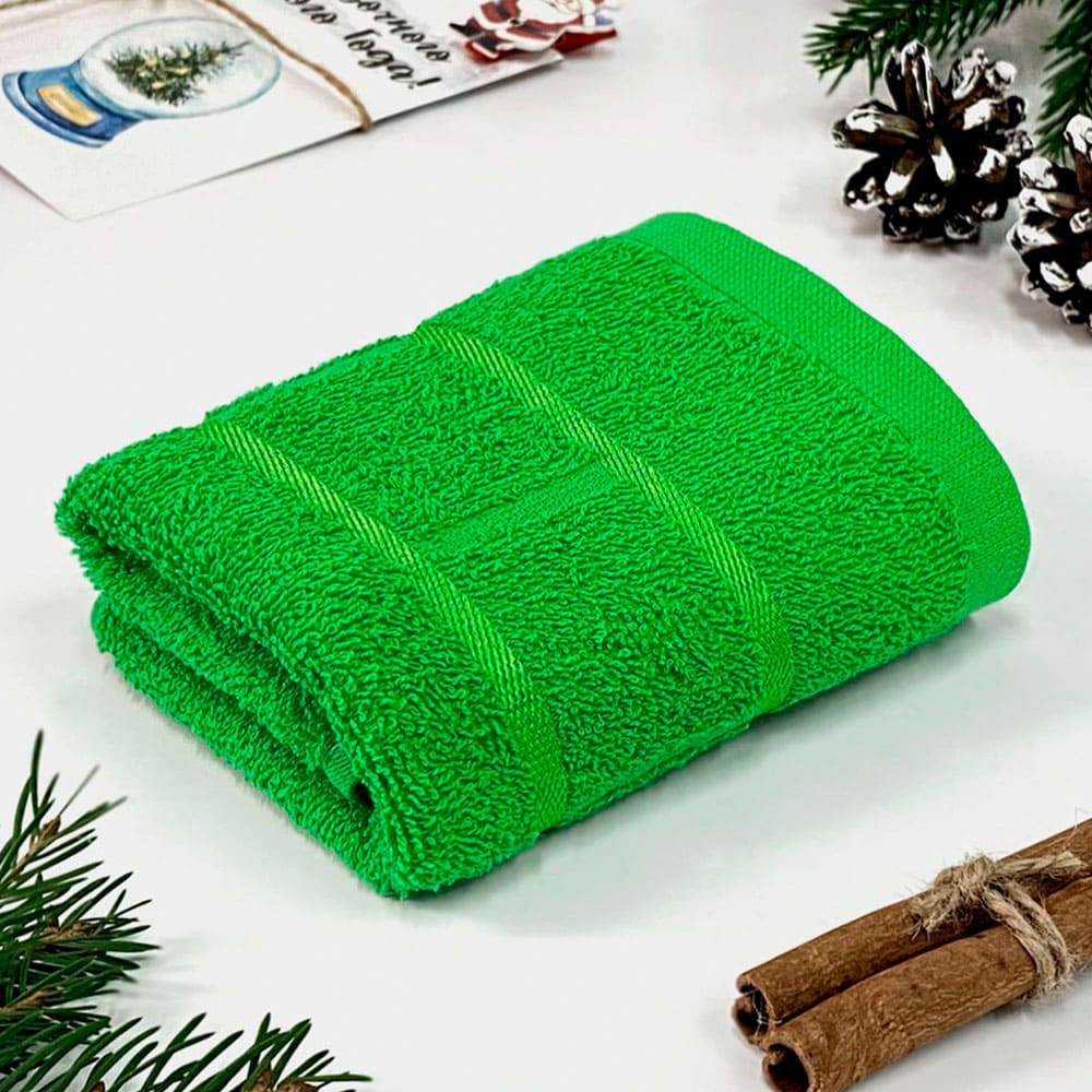 Полотенце махровое Юнона (50х90), зеленый