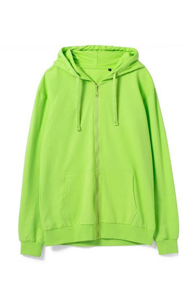 Толстовка на молнии с капюшоном Siverga 2.0, зеленое яблоко