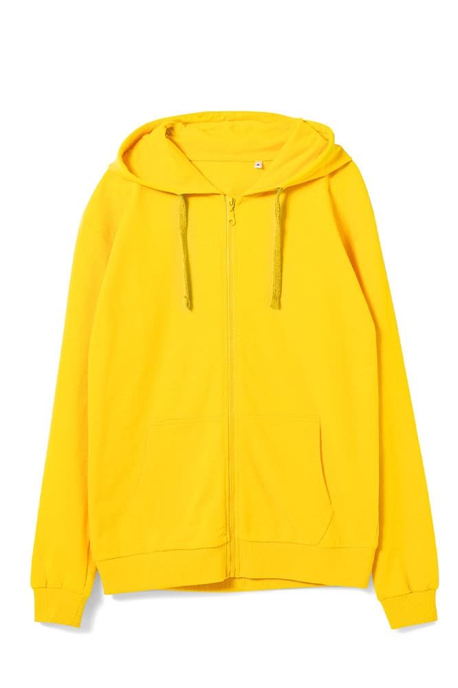 Толстовка на молнии с капюшоном Siverga 2.0, желтый