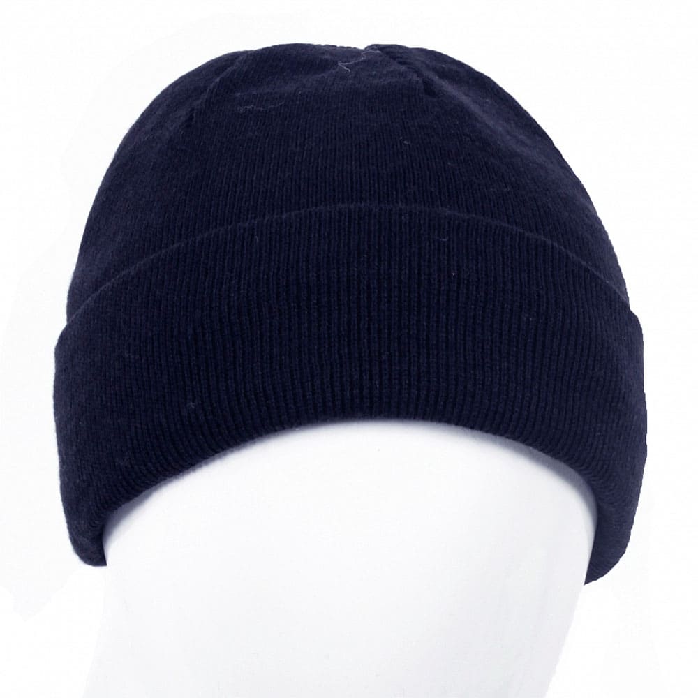 Шапка трикотажная двойная Фрост, т.синий