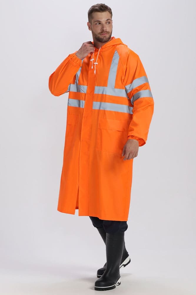 Плащ влагозащитный сигнальный ProfLine Specialist СОП, оранжевый