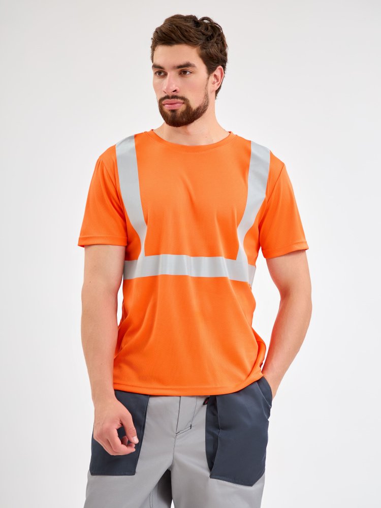 Футболка ProfLineSpecialist СОП (тк.Трикотаж,140), оранжевый