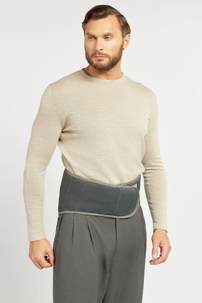 Пояс-корсет согревающий с наполнителем из верблюжьего пуха