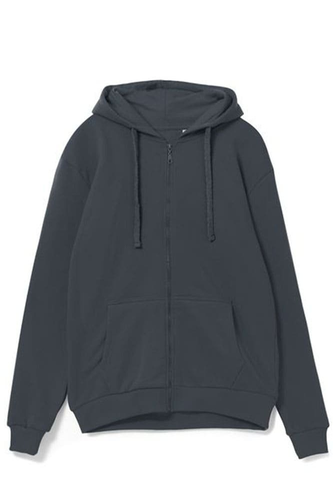 Толстовка на молнии с капюшоном Siverga 2.0, т.серый графит
