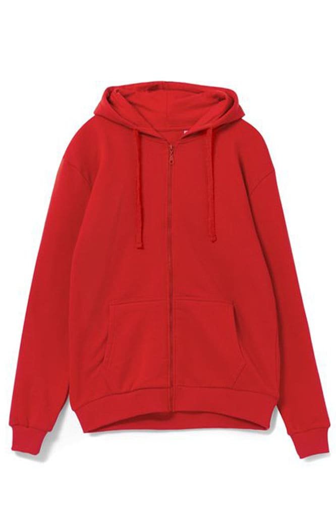 Толстовка на молнии с капюшоном Siverga 2.0, красный
