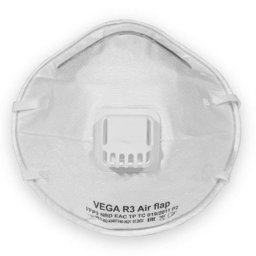 Респиратор VEGA R3 Air flap (FFP3) с клапаном (10 шт)