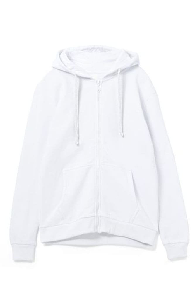Толстовка на молнии с капюшоном Siverga Heavy 2.0, белый