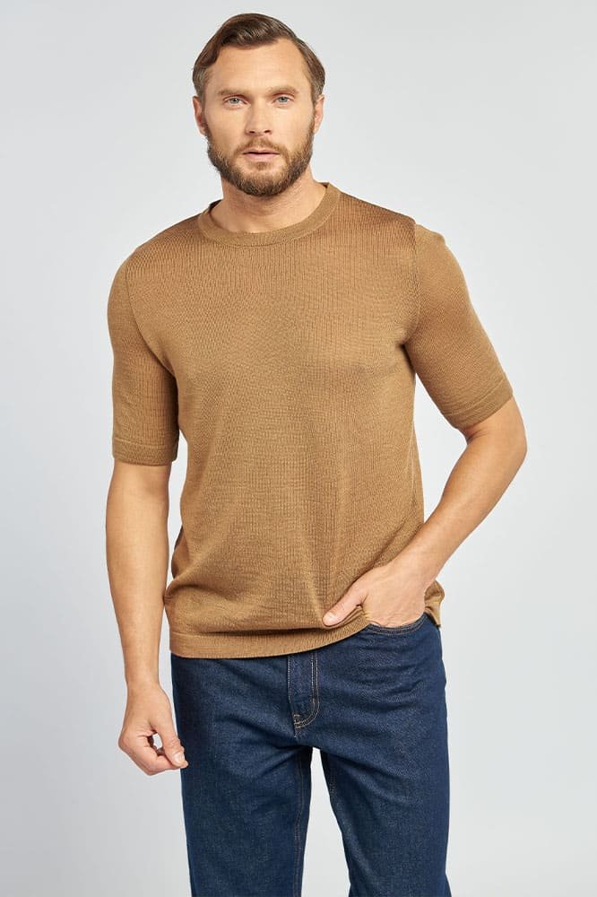 Футболка (Верблюжья шерсть), коричневый