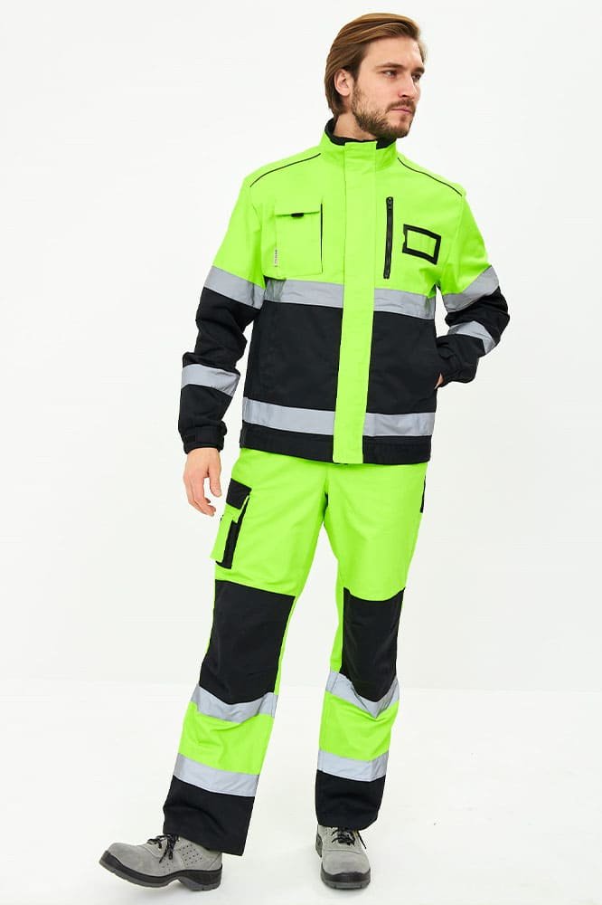Костюм сигнальный ProfLine Specialist-2 (тк.Смесовая,240) п/к, желтый/черный