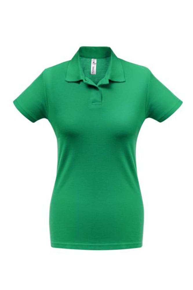 Рубашка женская поло ID.001, зеленый