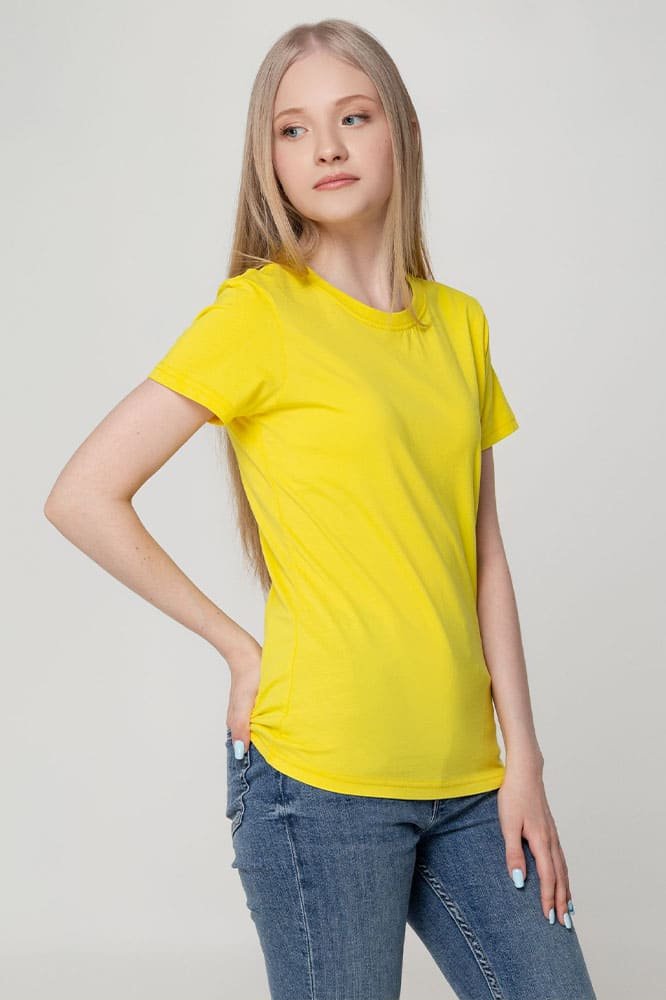 Футболка женская T-bolka Lady, желтый