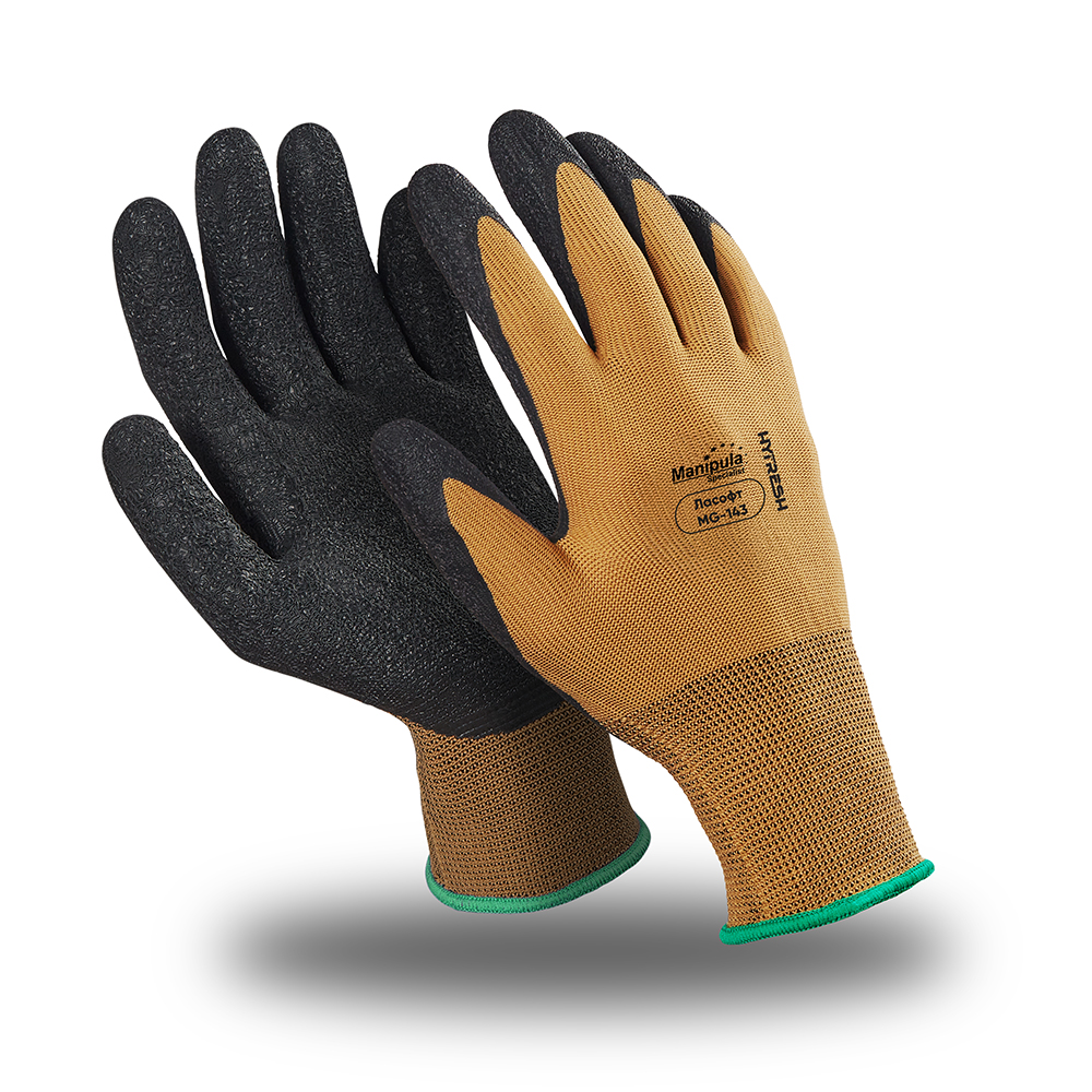 Перчатки Manipula Specialist® Ласофт (полиэфир+латекс), MG-143