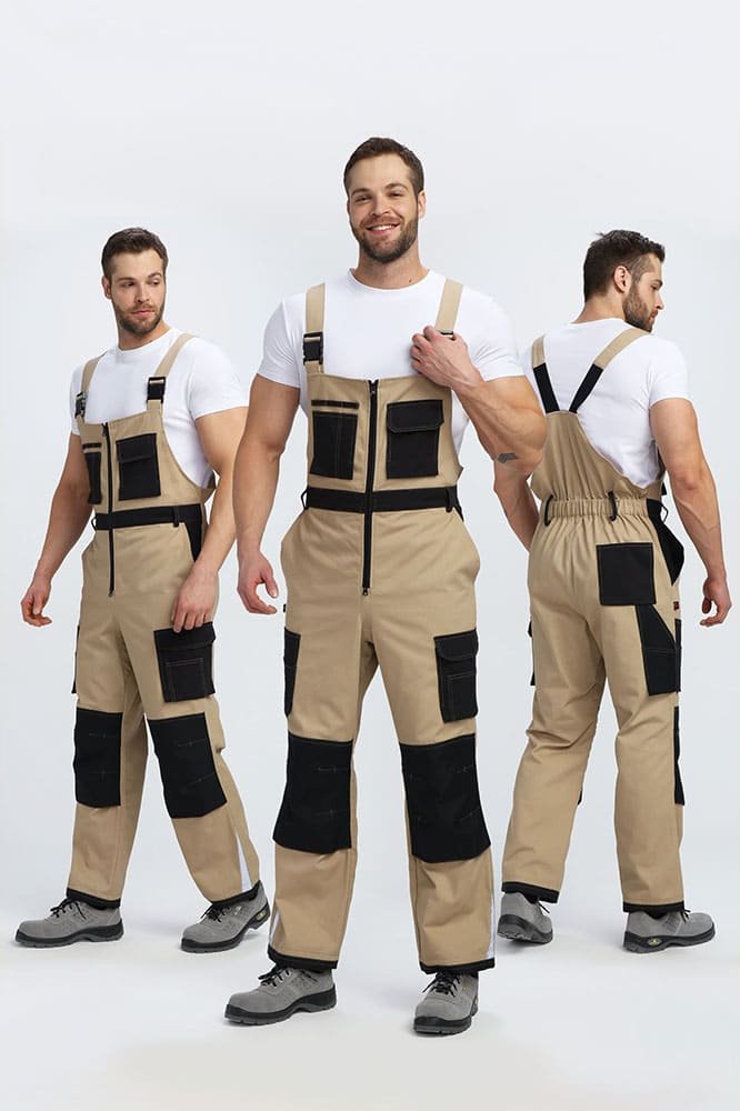 Полукомбинезон Милан CH (тк.Смесовая,260), бежевый/черный