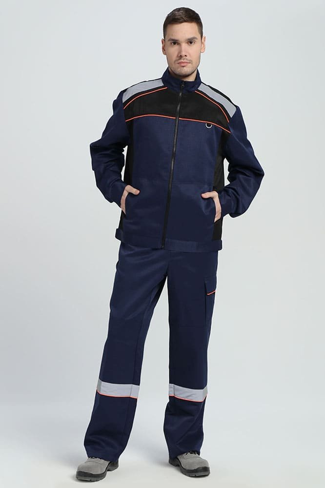 Костюм Практик-2 СОП CH (тк.Смесовая,210) п/к, т.синий/черный