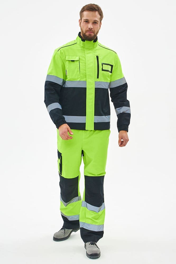 Костюм сигнальный ProfLine Specialist-1 (тк.Смесовая,240) брюки, желтый/черный
