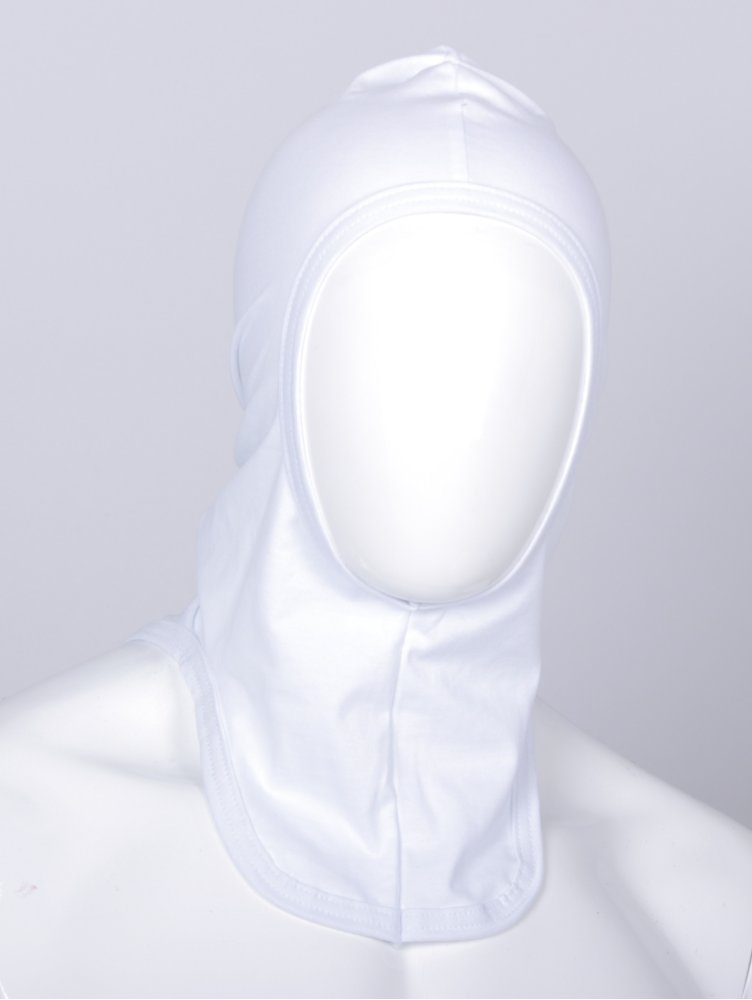 Подшлемник открытое лицо NEW (тк.Кулирка/лайкра), белый