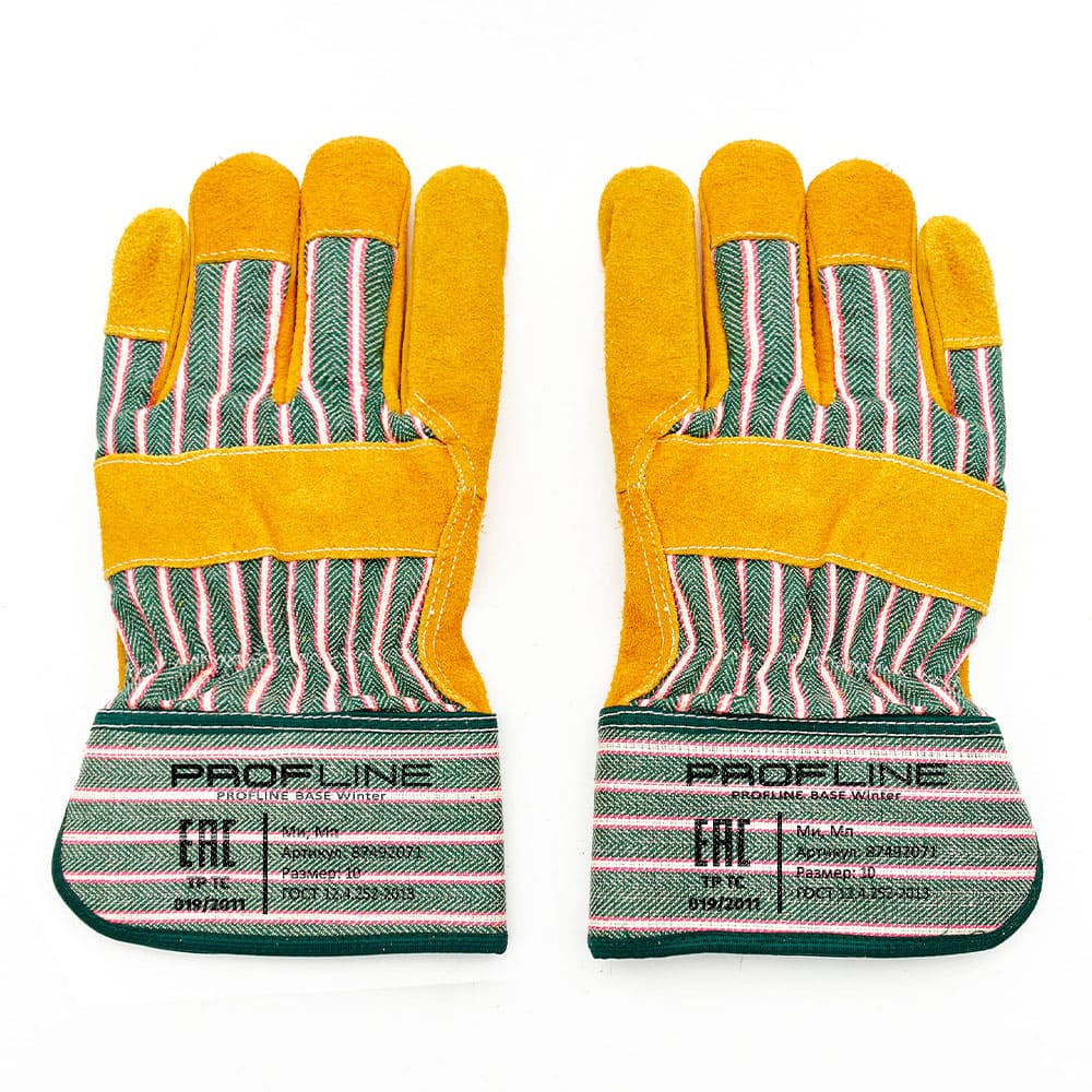 Перчатки комбинированные утепленные PROFLINE BASE Winter