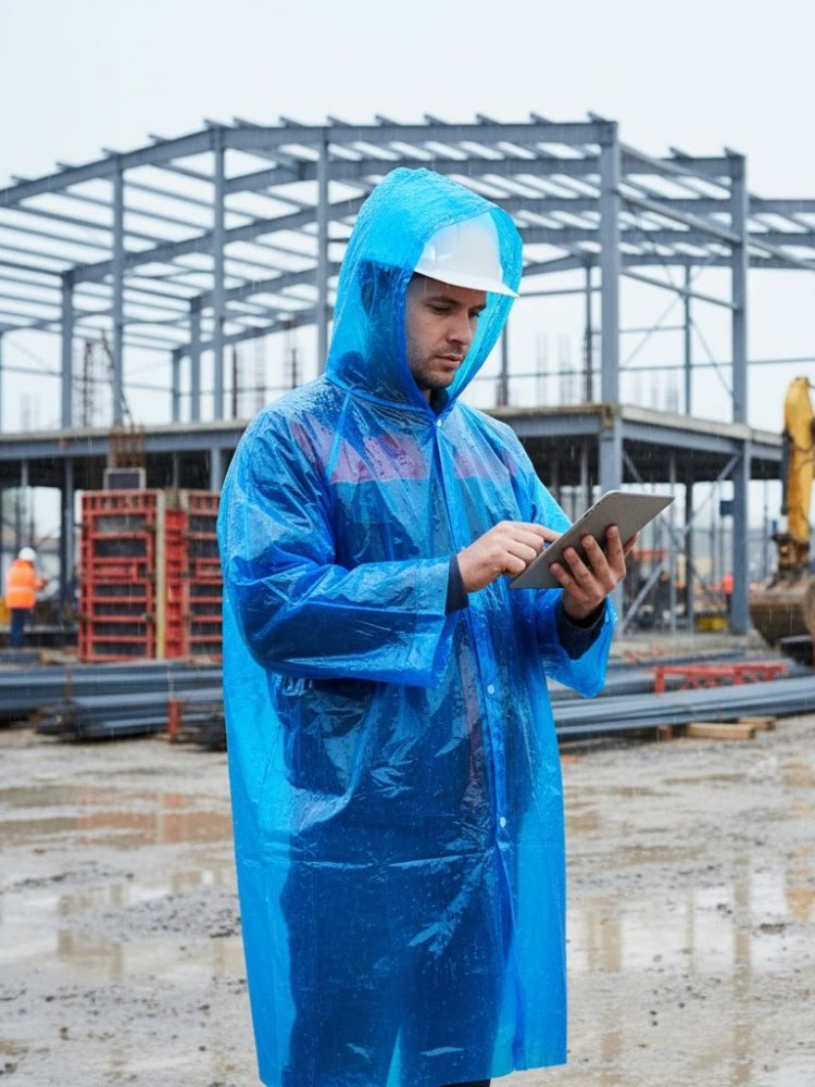 Дождевик влагозащитный Факел, синий