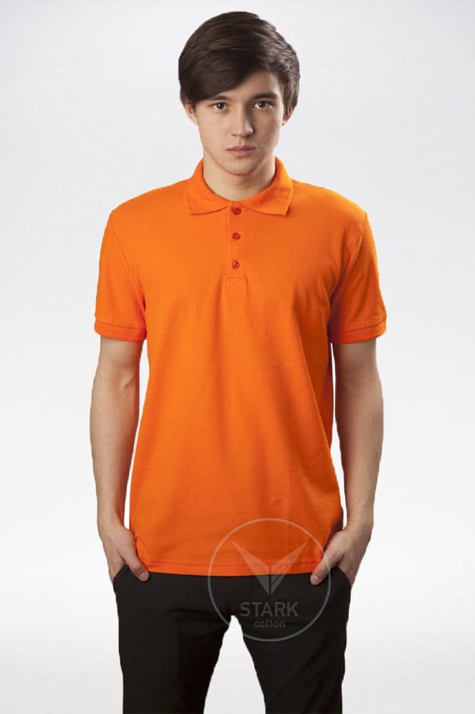 Рубашка-Поло NEW (тк.Трикотаж), оранжевый