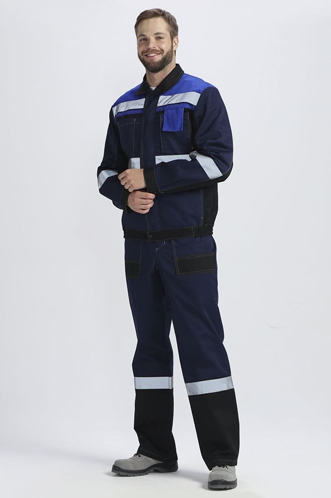 Костюм Виват-2 Премиум IMP (тк.Смесовая,240) п/к, т.синий/черный/васильковый