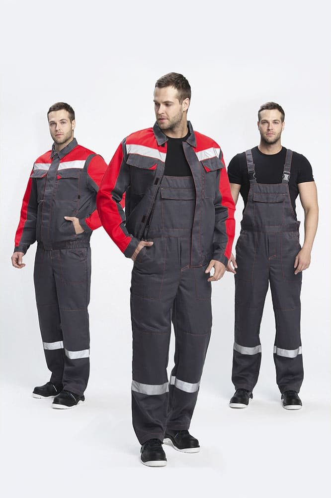 Костюм Сфера-2 СОП CH (тк.Смесовая,210) п/к, т.серый/красный