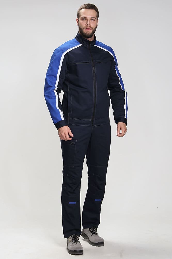 Костюм Алькор (тк.Карелия,260) п/к, т.синий/васильковый