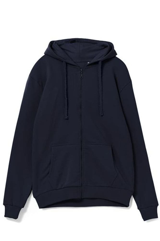 Толстовка на молнии с капюшоном Siverga 2.0, темно-синий