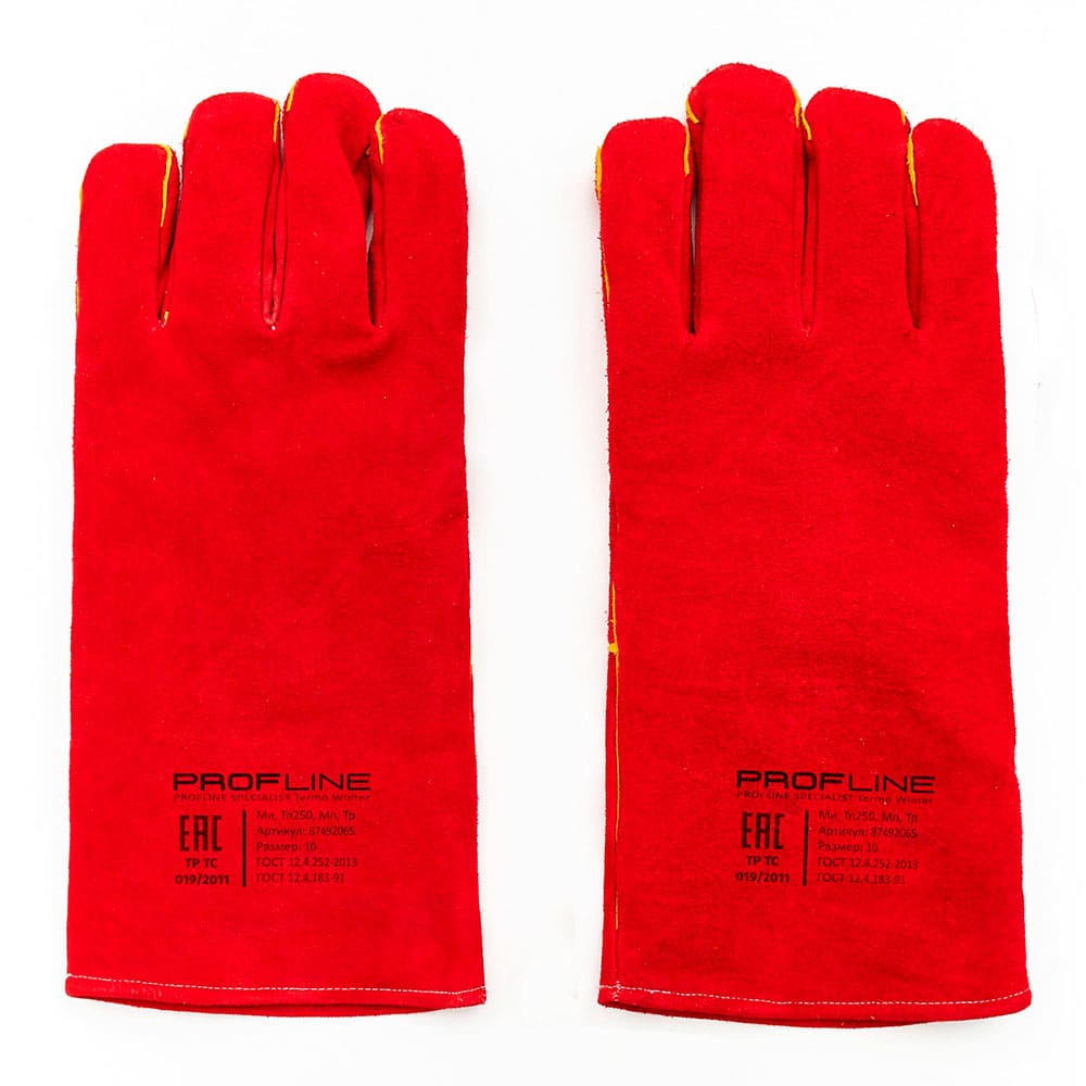 Перчатки спилковые утепленные PROFLINE SPECIALIST Termo Winter