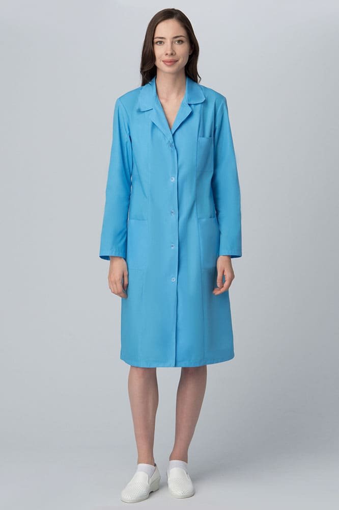 Халат женский Стандарт NEW (тк.ТиСи), голубой