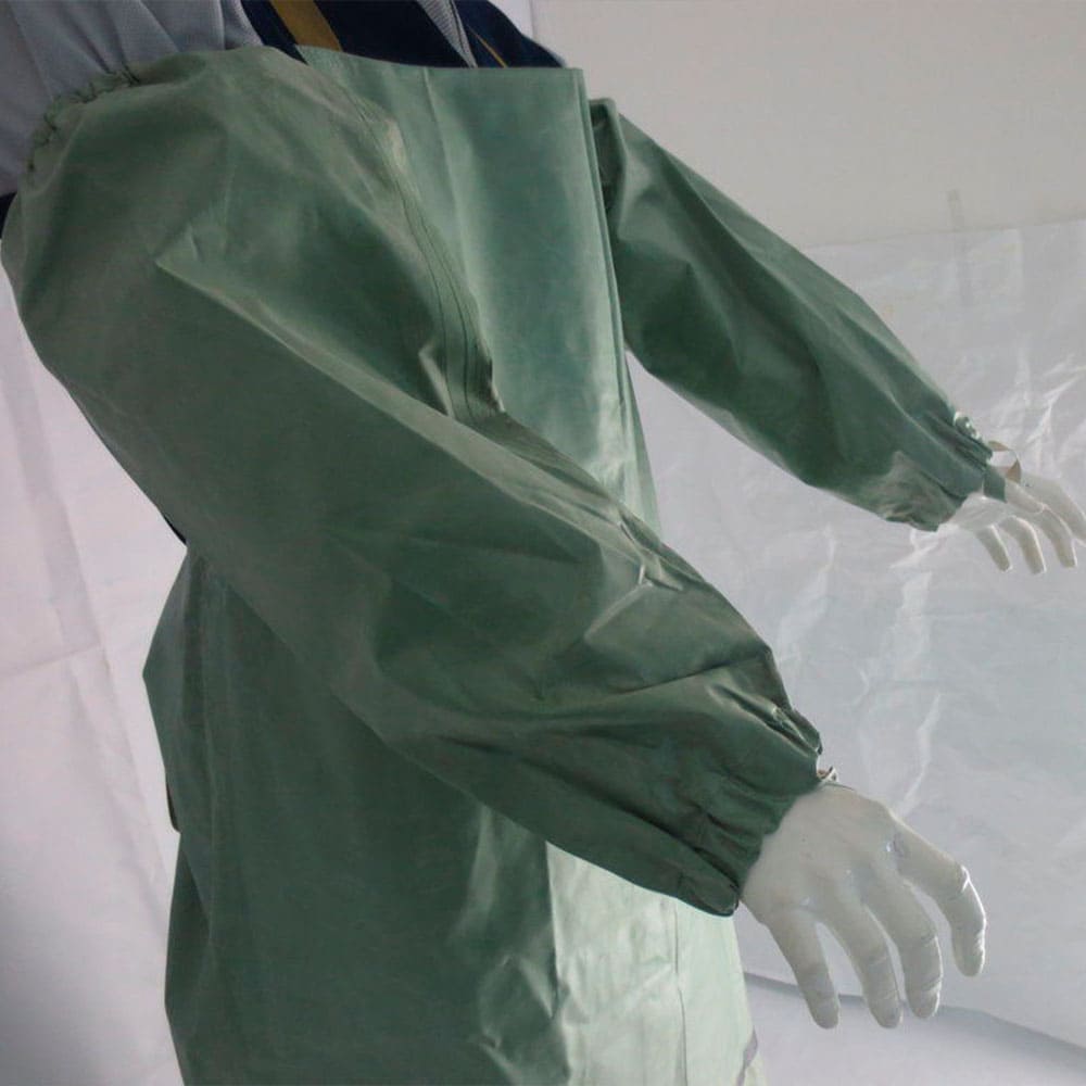 Нарукавники прорезиненные (БЦК), зеленый (пара)