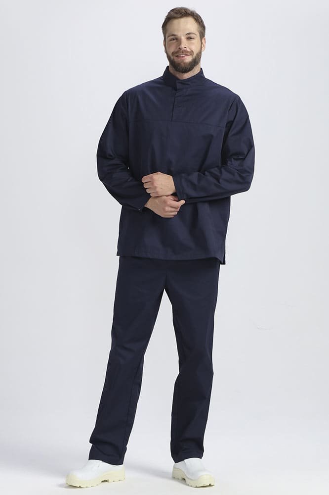 Костюм мужской ХАССП-Стандарт NEW (тк.Смесовая,160), т.синий