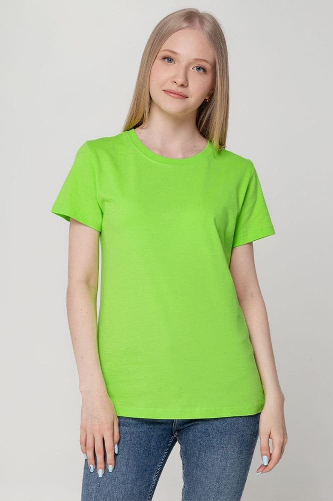 Футболка женская T-bolka Lady, зеленое яблоко