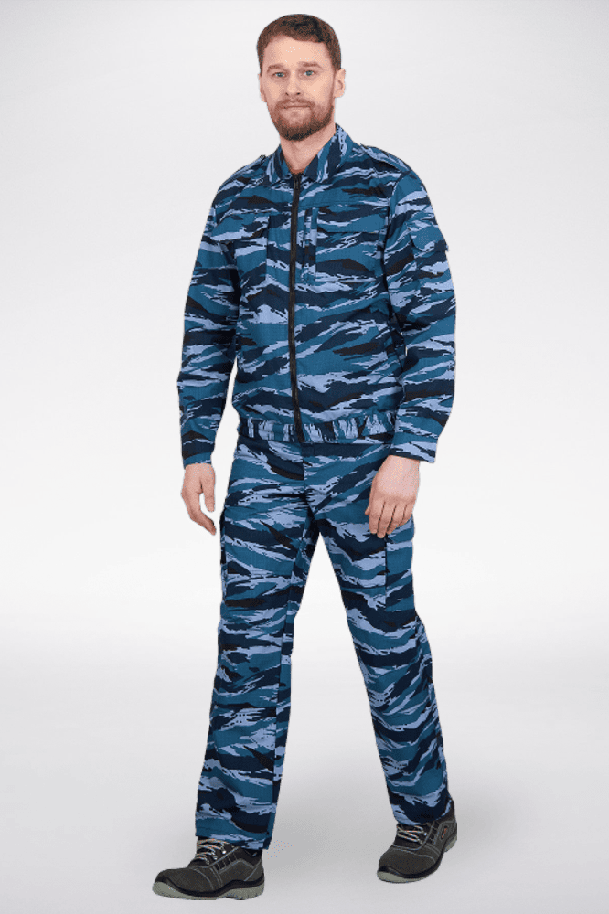 Костюм охранника Контрол, куртка+брюки, камуфляж серый