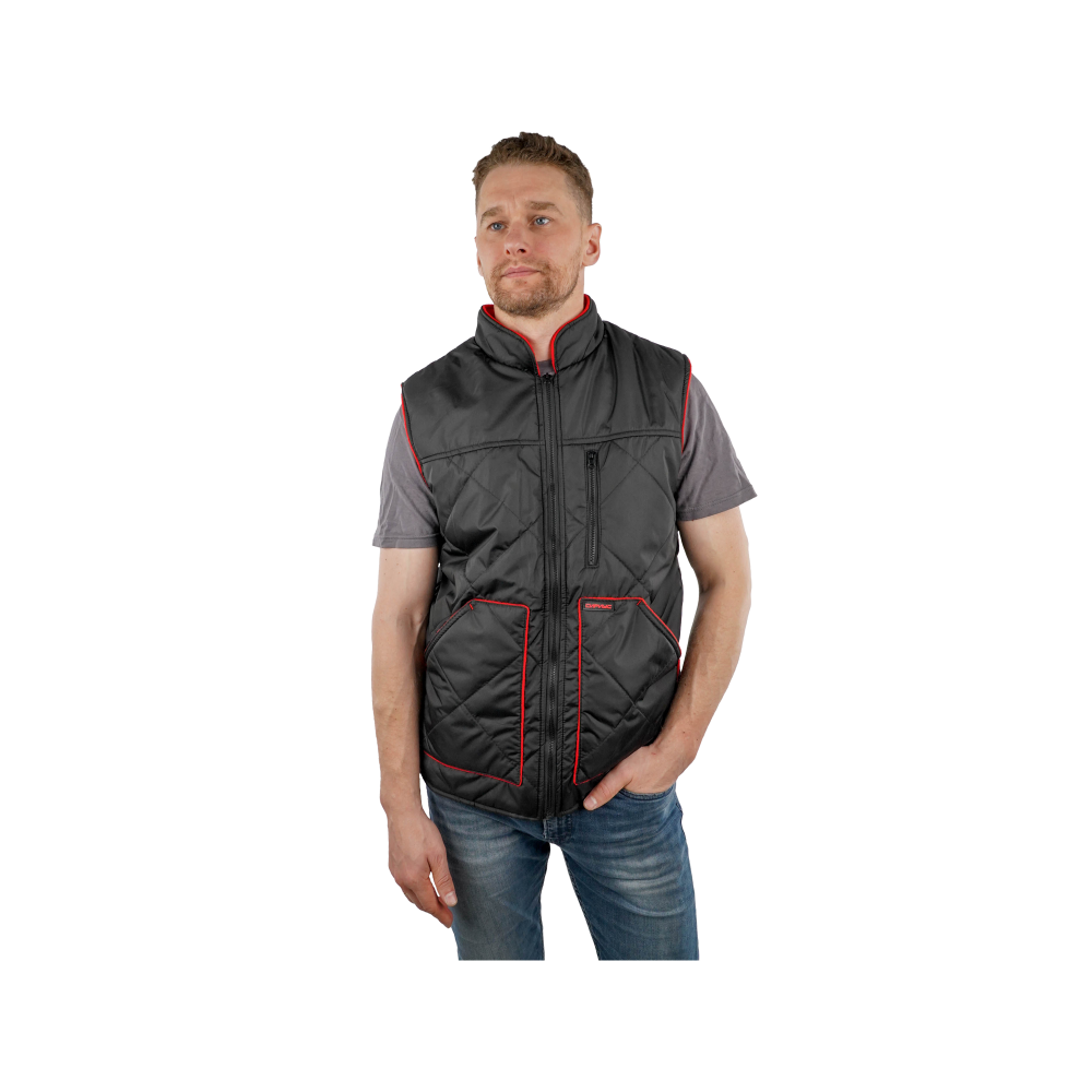 Жилет утепленный Европа удлиненный, синий