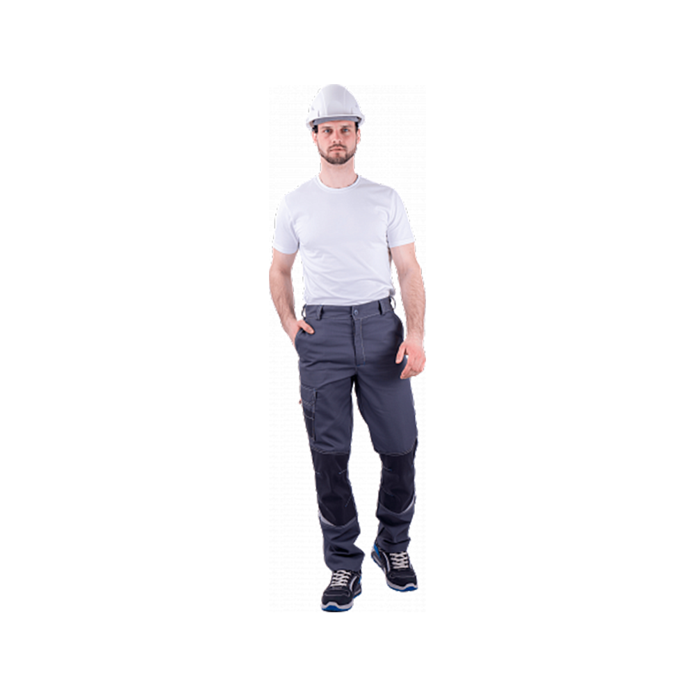 Брюки ТУРБО SAFETY (серый/тем.серый)